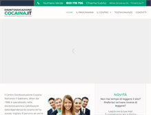 Tablet Screenshot of disintossicazionecocaina.it